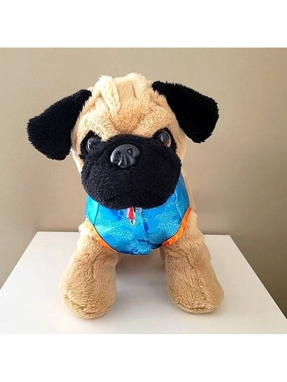 BUILD-A-BEAR Pug Stuffed Dog With Accessories #436